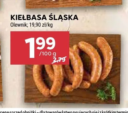 Kiełbasa śląska Olewnik promocja w Stokrotka