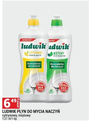 Płyn do mycia naczyń Ludwik promocja w Merkury Market
