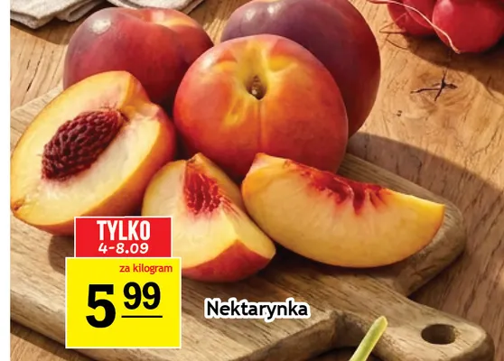 Nektarynki promocja w Gram Market