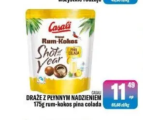 Draże z płynnym nadzieniem Casali Rum-Kokos promocja w Tomi Markt