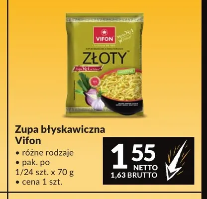 Zupa błyskawiczna Vifon promocja w Makro