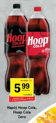Napój Hoop Cola Zero promocja w Gram Market