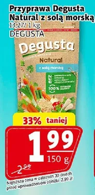 Przyprawa Degusta Natural z solą morską promocja w Prim Market