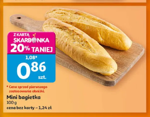 Mini bagietka promocja w Auchan