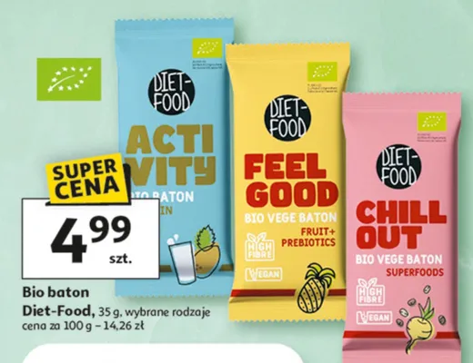 Baton bio promocja w Auchan