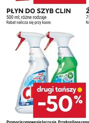 Płyn do szyb Clin promocja w Stokrotka