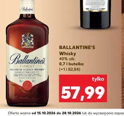 Whisky Ballantine's promocja w Kaufland