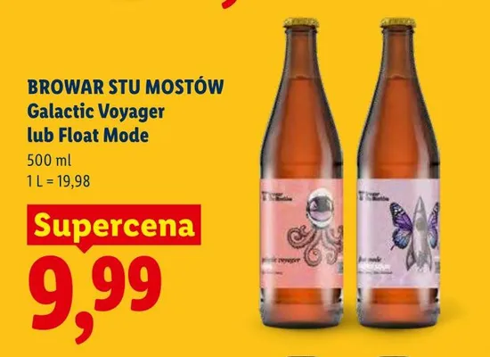 Piwo Stu Mostów Float Mode promocja w Lidl