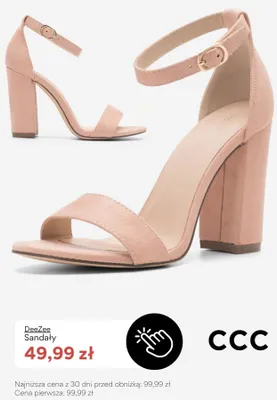Sandały DeeZee promocja w CCC