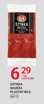 Szynka Bauera plastry Bell promocja w Selgros