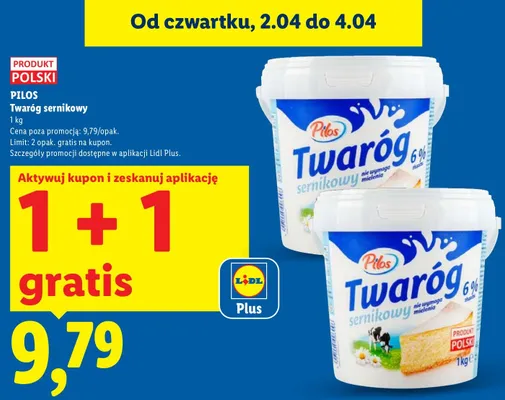 Twaróg sernikowy promocja w Lidl