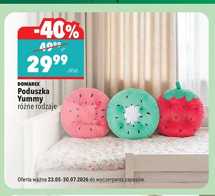 Poduszka Yummy Domarex promocja w Biedronka