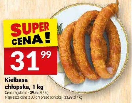 Kiełbasa chłopska Białecki promocja w Twój Market