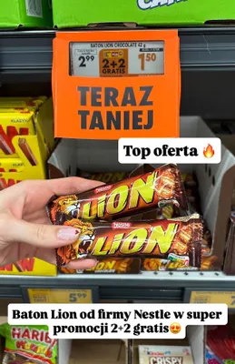 Baton Lion promocja w Biedronka