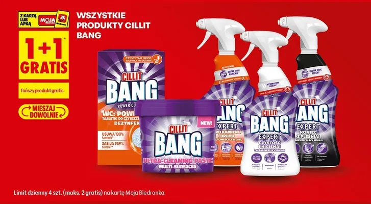 Produkty Cillit Bang promocja w Biedronka