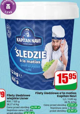 Filety śledziowe a'la matias promocja w Dino