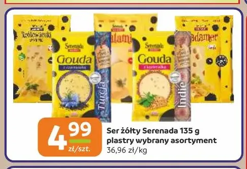 Ser żółty w plastrach Serenada promocja w Gama