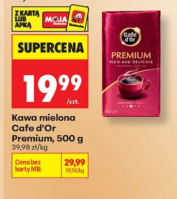 Kawa mielona Cafe d'Or Premium promocja w Biedronka