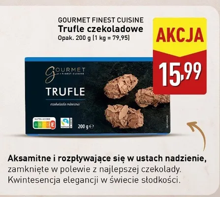 Trufle czekoladowe promocja w Aldi