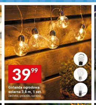 Girlanda ogrodowa solarna promocja w Twój Market