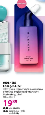 Maska Collagen Line intensywnie regenerująca nocna do suchej, zmęczonej i pozbawionej blasku skóry promocja w Hebe