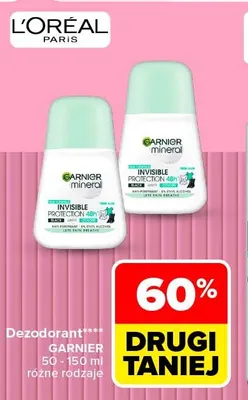 Dezodorant Garnier promocja w Carrefour Market