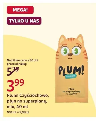 Płyn na superpianę mix Czyściochowo promocja w Rossmann