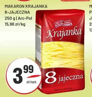 Makaron Krajanka 8-jajeczna Arc-Pol promocja w Sedal