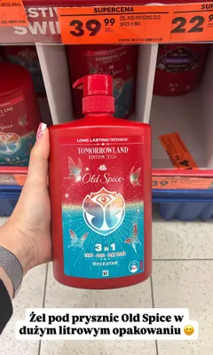 Żel pod prysznic 3w1 Old Spice Tomorrowland Edition Rockstar promocja w Biedronka