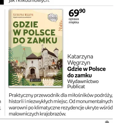 Książka Gdzie w Polsce do zamku promocja w Empik