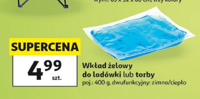 Wkład żelowy do lodówki lub torby Gardenstar promocja w Auchan