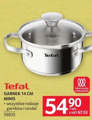 Garnek 14 cm Minis Tefal promocja w Selgros