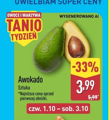 Awokado promocja w Aldi