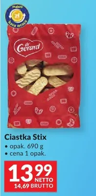 Ciastka Stix dr Gerard promocja w Makro