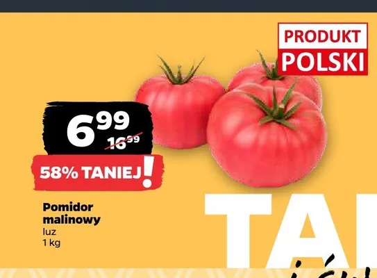 Pomidor malinowy luz promocja w Netto