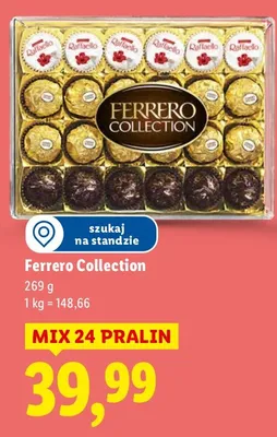 Praliny Ferrero Collection 24 pralin promocja w Lidl