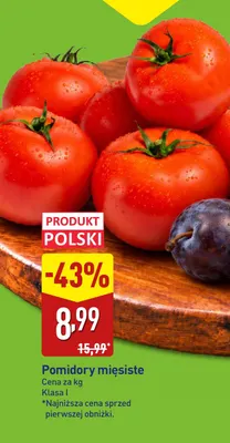 Pomidory mięsiste promocja w Aldi