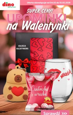 Upominki na Walentynki w SUPER cenach!, strona 0 promocja w Dino