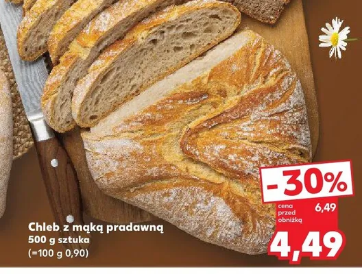 Chleb z mąką prądawną promocja w Kaufland