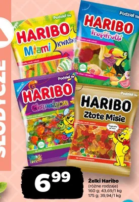 Żelki Mimi Kwaśni Tropifrutti Chameleon Złote Misie promocja w Netto