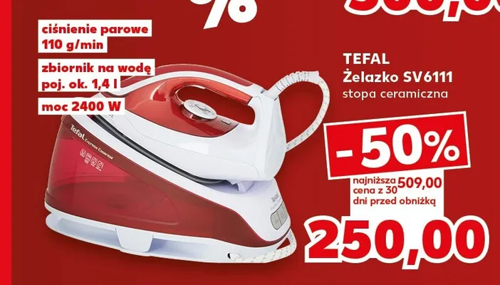 Żelazko Tefal SV6111 promocja w Kaufland