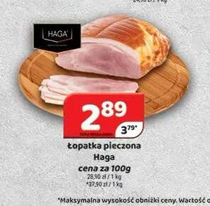 Łopatka pieczona Haga promocja w Delfin