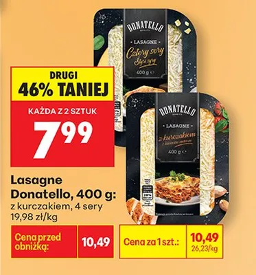 Lasagne z kurczakiem promocja w Biedronka