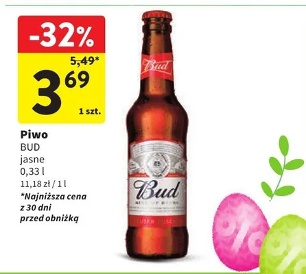 Piwo jasne promocja w Intermarche