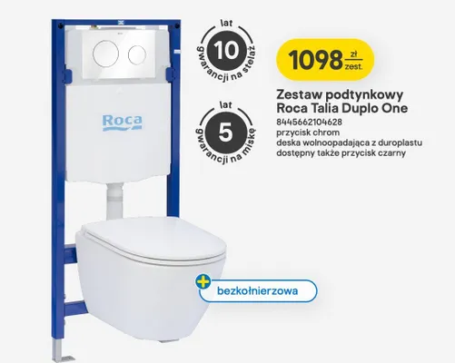 Zestaw podtynkowy Roca Talia Duplo One promocja w Castorama