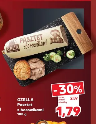 Pasztet z borowikami Gzella promocja w Kaufland