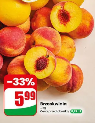 Brzoskwinia Dino promocja w Dino