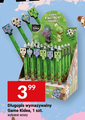 Długopis wymazywalny Game Kidea promocja w Twój Market
