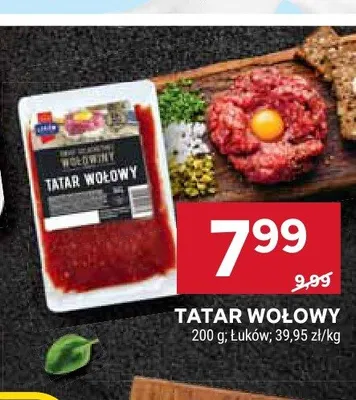 Tatar wołowy Łuków promocja w Stokrotka