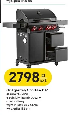 Grill gazowy Cool Black 4,1 Landmann promocja w Castorama